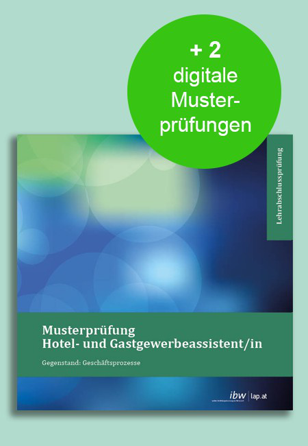 Cover: Hotel- und Gastgewerbeassistent/in – Musterprüfungen (Download)